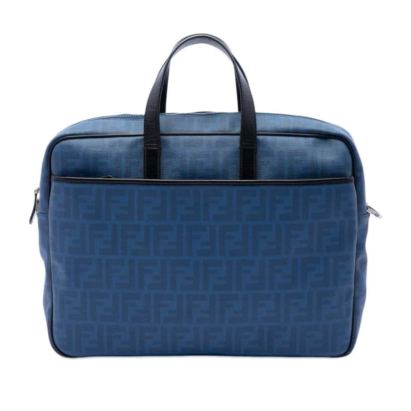 Fendi Zucca Coated Canvas Business Bag