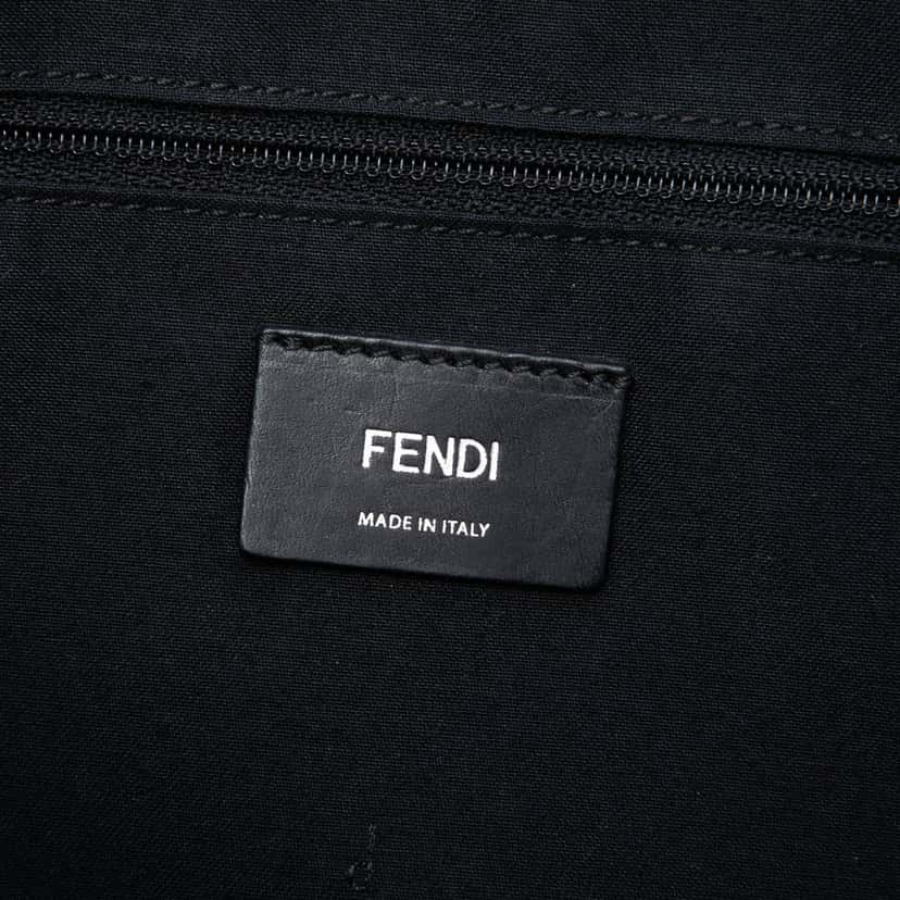 Fendi Zucca Coated Canvas Business Bag Blue Very good condition - Box View