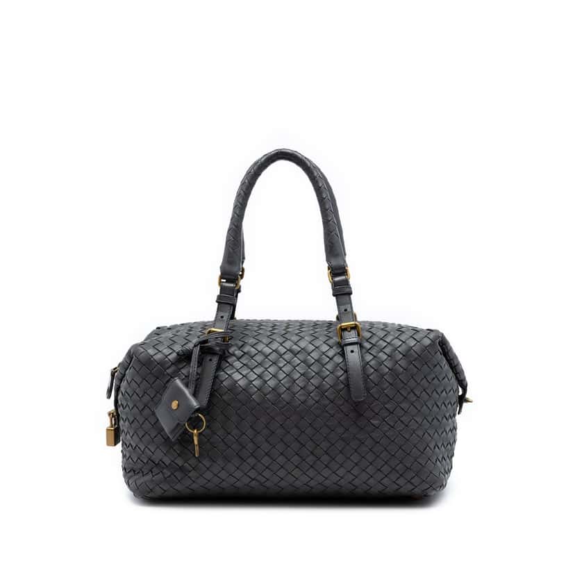 Bottega Veneta Nappa Intrecciato Montaigne Boston Bag Other Leather Very good condition - Front View