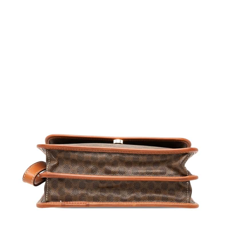 Celine Macadam Coated Canvas Clutch Brown Very good condition - Inside View