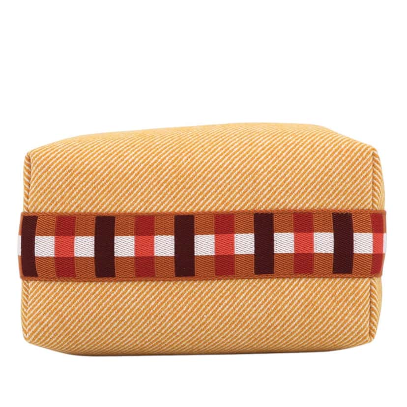 Hermès Small Wool Bride a Brac Au Carre Case Orange Very good condition - Inside View