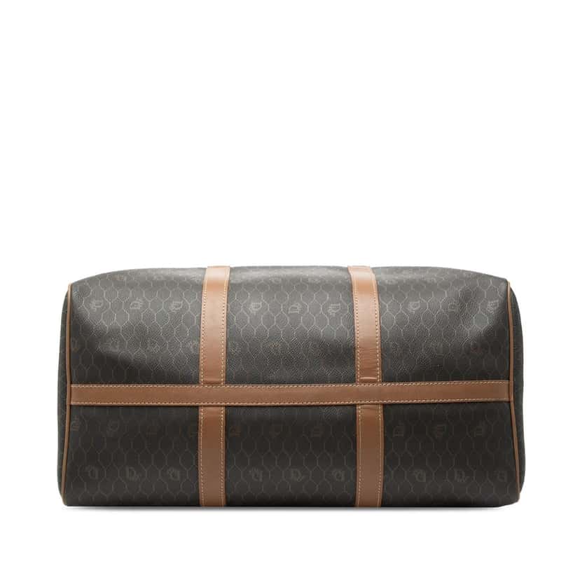 Dior Honeycomb Coated Canvas Travel Bag Black Very good condition - Inside View