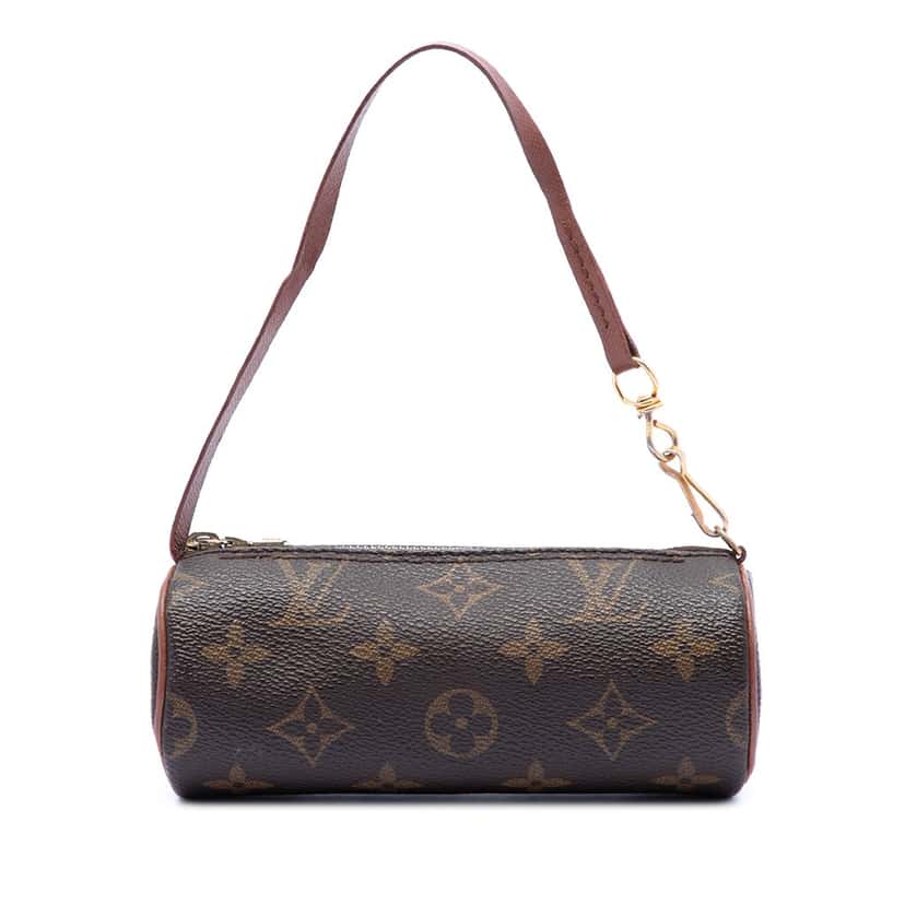 Louis Vuitton Monogram Papillon Pochette Brown Very good condition - Front View