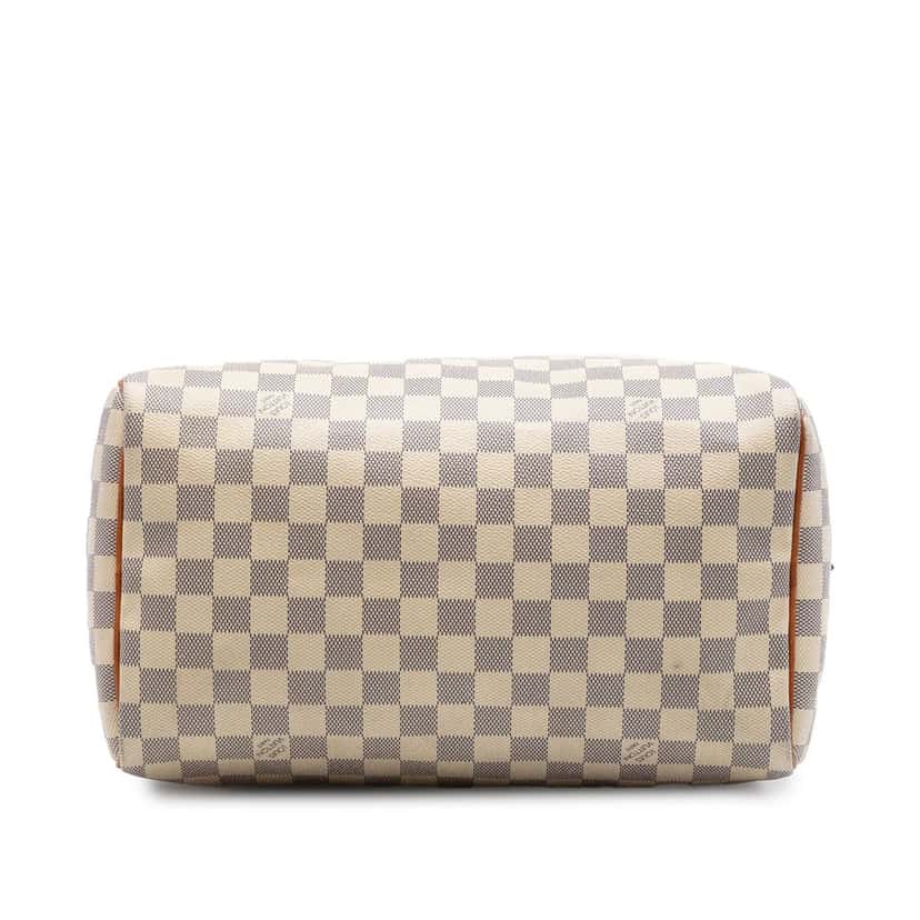 Louis Vuitton Damier Azur Speedy 30 White Very good condition - Inside View