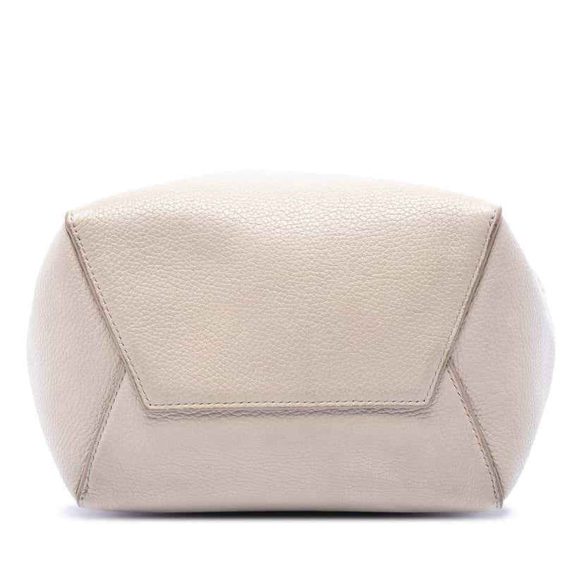 Celine Small Soft Grained Calfskin Seau Sangle Bucket Bag Brown Leather Very good condition - Inside View
