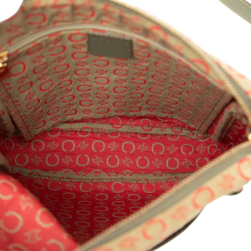 Celine C Macadam Canvas Crossbody Beige Very good condition - Model View