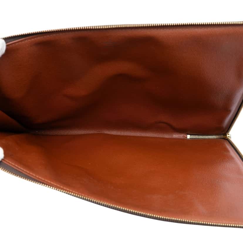 Louis Vuitton Monogram Poche Documents Portfolio Brown Very good condition - Model View
