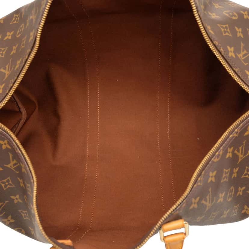Louis Vuitton Monogram Keepall 50 Brown Very good condition - Model View