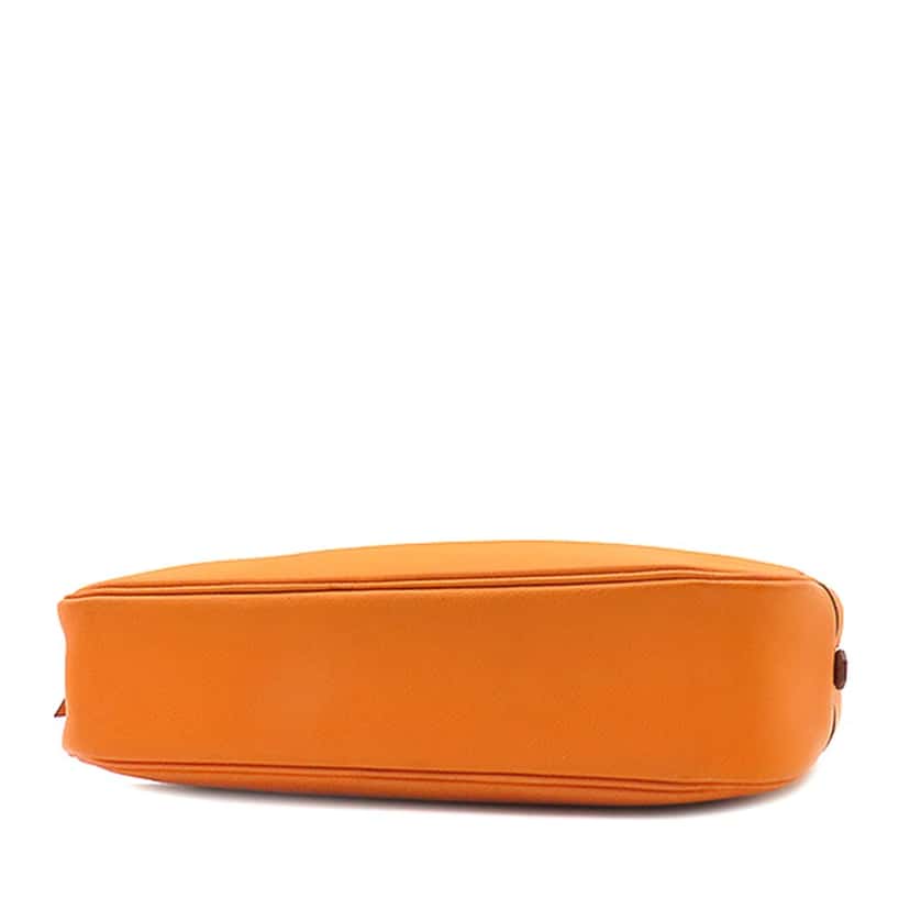Hermès Epsom Plume Elan 28 Orange Leather Very good condition - Inside View
