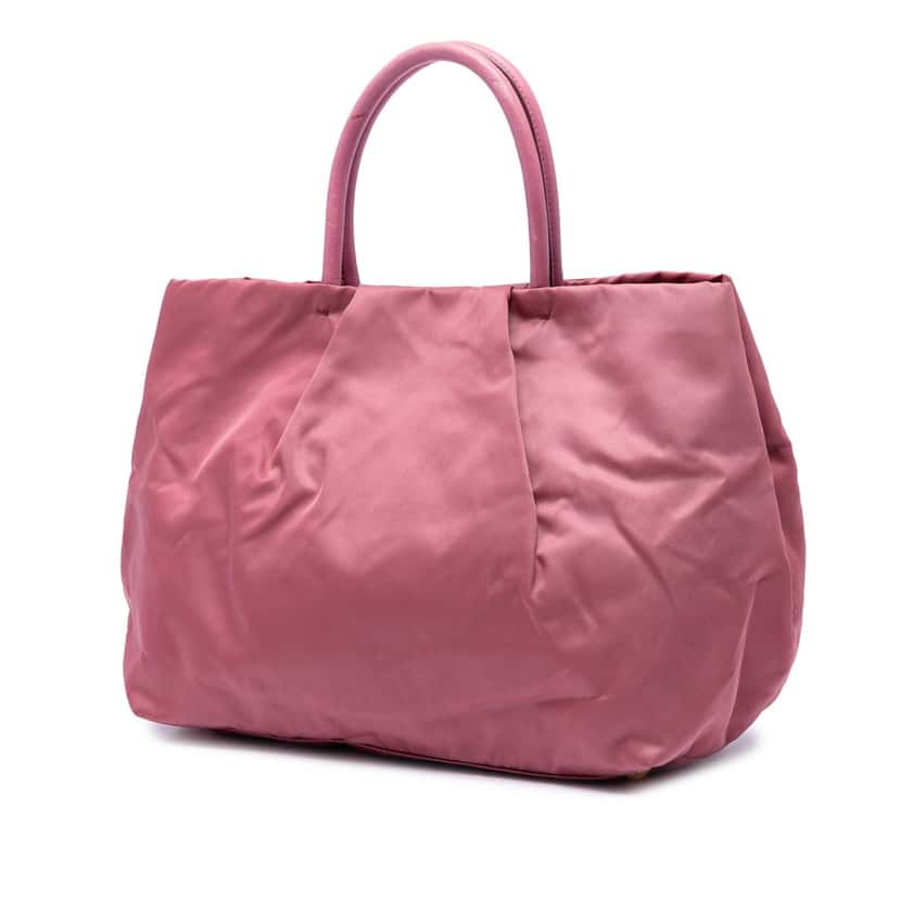 Prada Tessuto Fiocco Tote Pink Very good condition - Back View