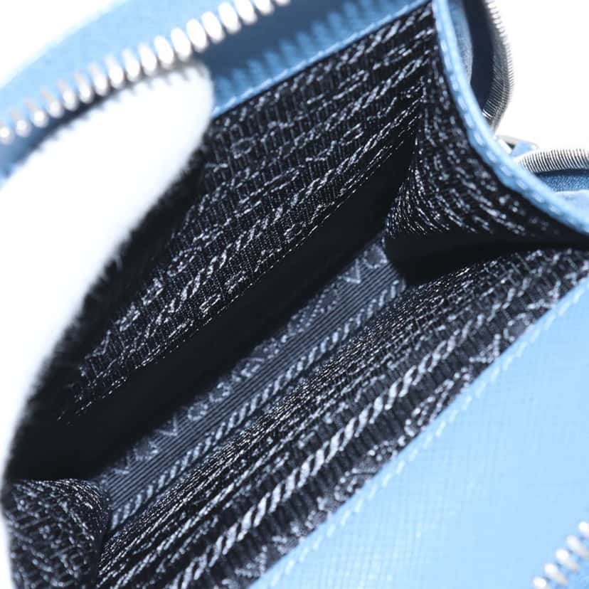 Prada Saffiano Smartphone Case Blue Leather Very good condition - Inside View