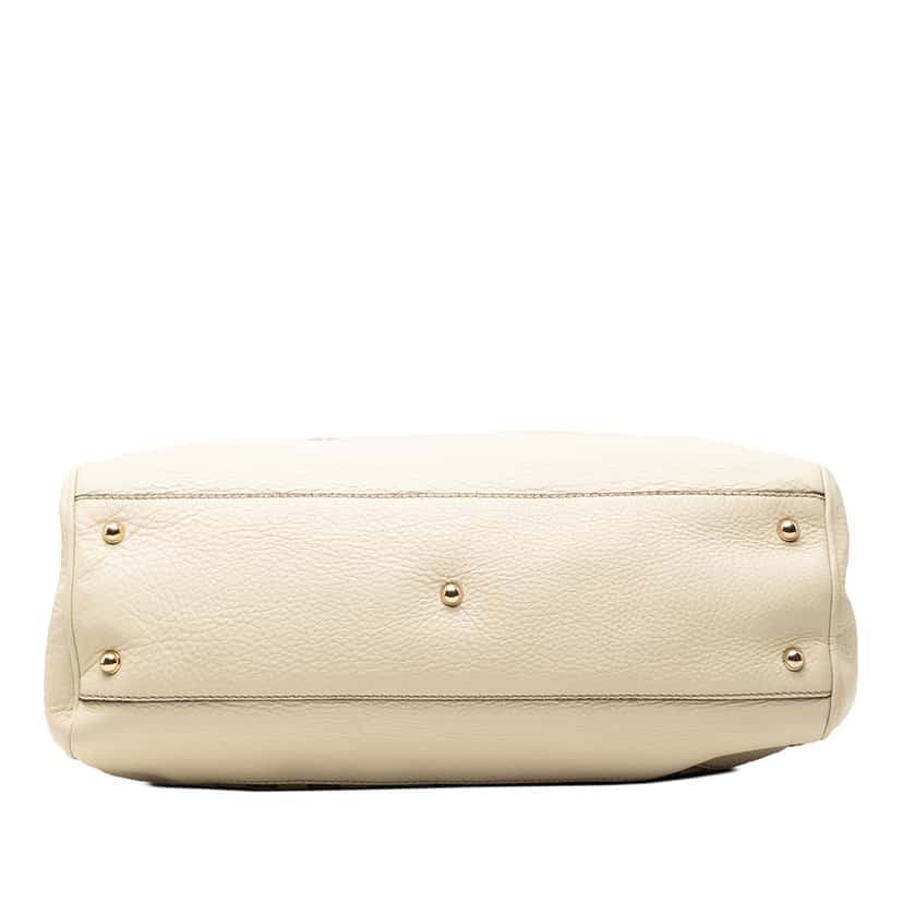Gucci Medium GG Canvas Bamboo Diana Tote Beige Very good condition - Inside View