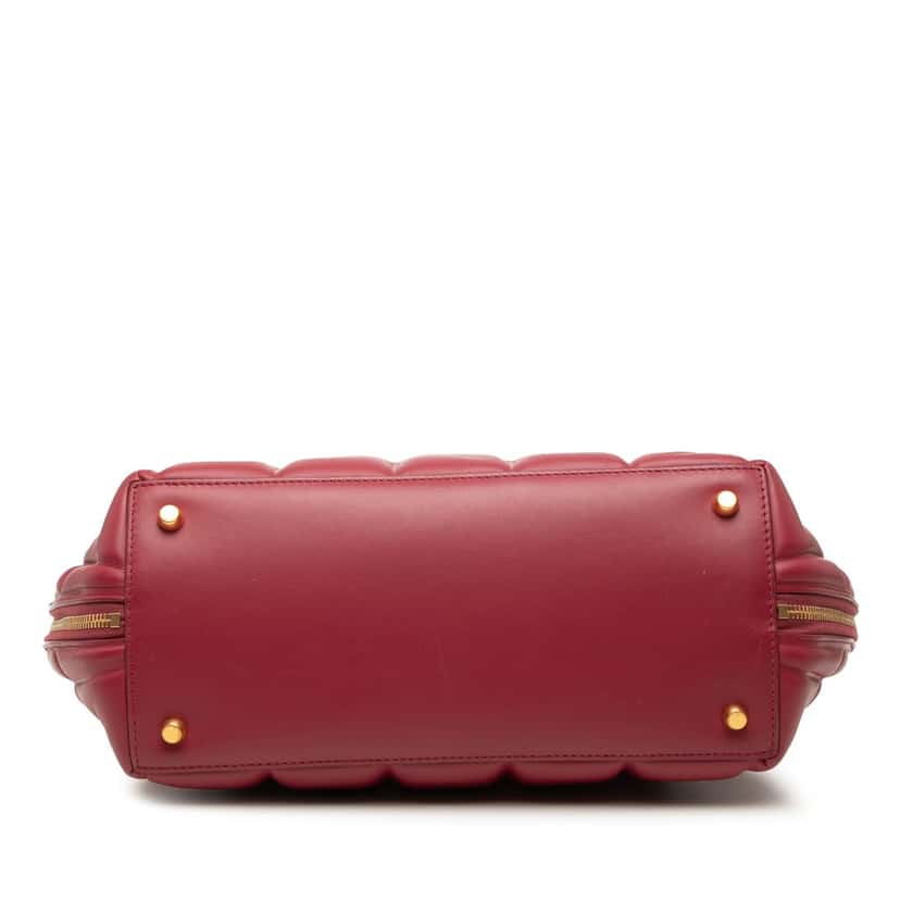 Bottega Veneta Medium Padded Leather Swoop Bag Red Leather Very good condition - Inside View