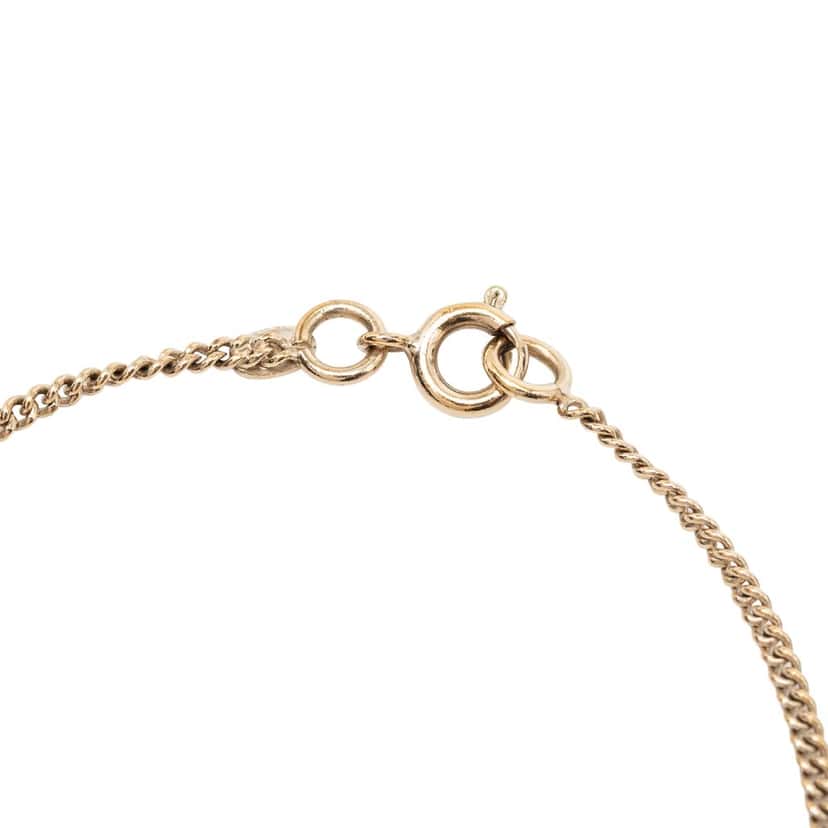 Chanel CC Gold Plated Crystal Bracelet Gold Metal Very good condition - Box View