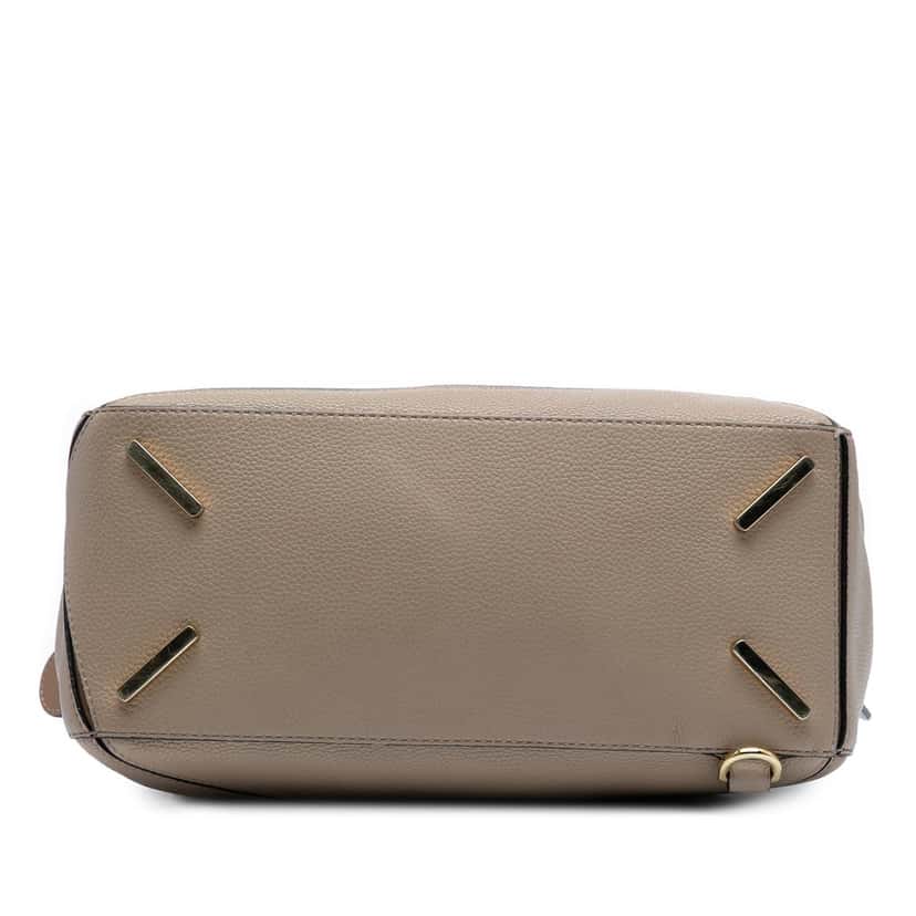 LOEWE Medium Calfskin Puzzle Satchel Brown Leather Very good condition - Inside View