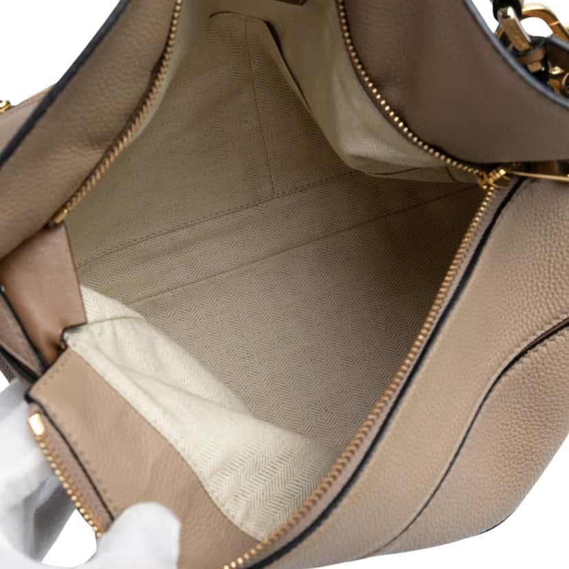 LOEWE Medium Calfskin Puzzle Satchel Brown Leather Very good condition - Model View