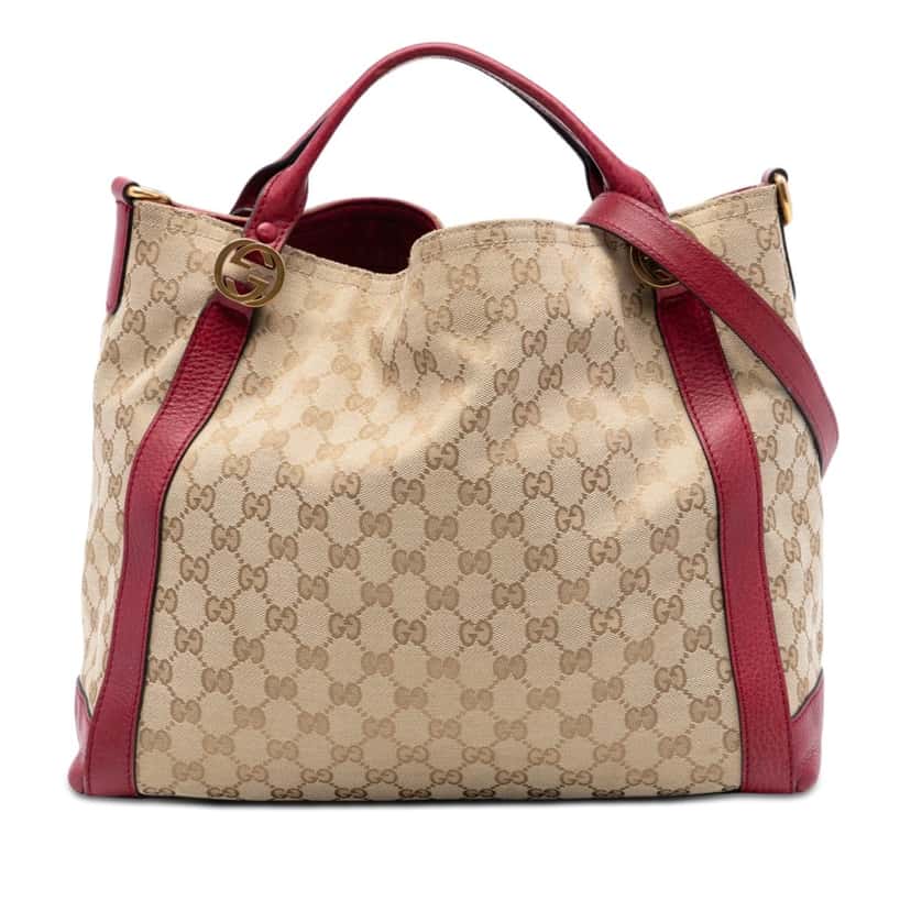 Gucci GG Canvas Miss GG Satchel Beige Very good condition - Front View