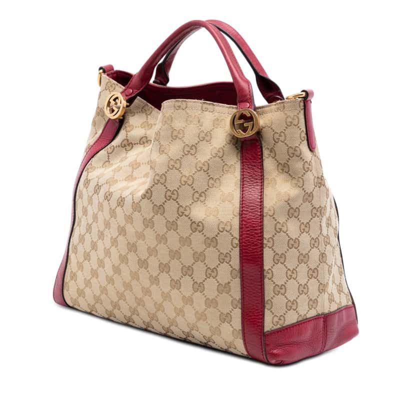 Gucci GG Canvas Miss GG Satchel Beige Very good condition - Back View