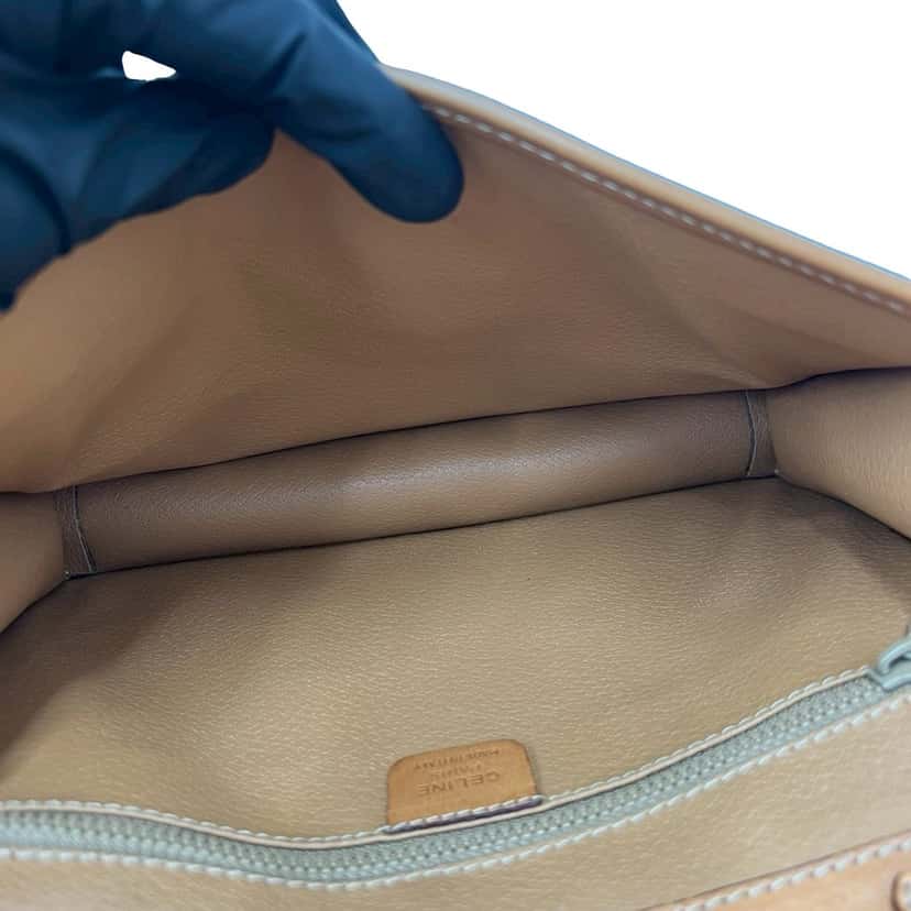 Celine Macadam Coated Canvas Crossbody Brown Very good condition - Inside View