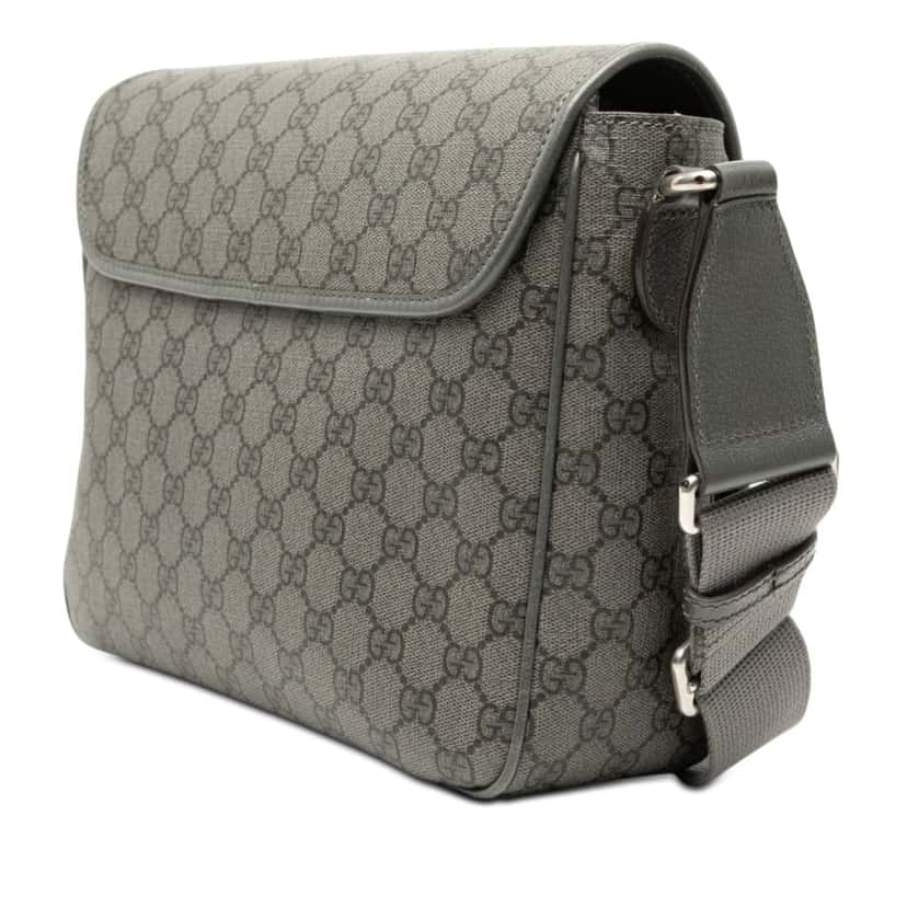 Gucci Medium GG Supreme Ophidia Messenger Bag Other Very good condition - Back View