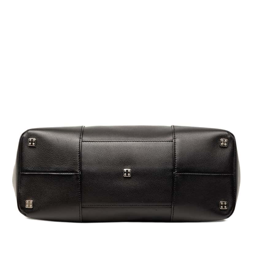 Loewe Leather Fusta 30 Tote Black Leather Very good condition - Inside View