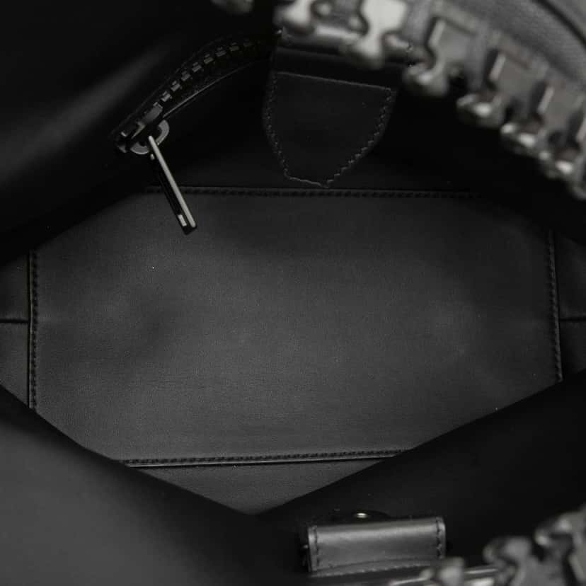 Balenciaga Small Leather Megazip Satchel Black Leather Very good condition - Model View