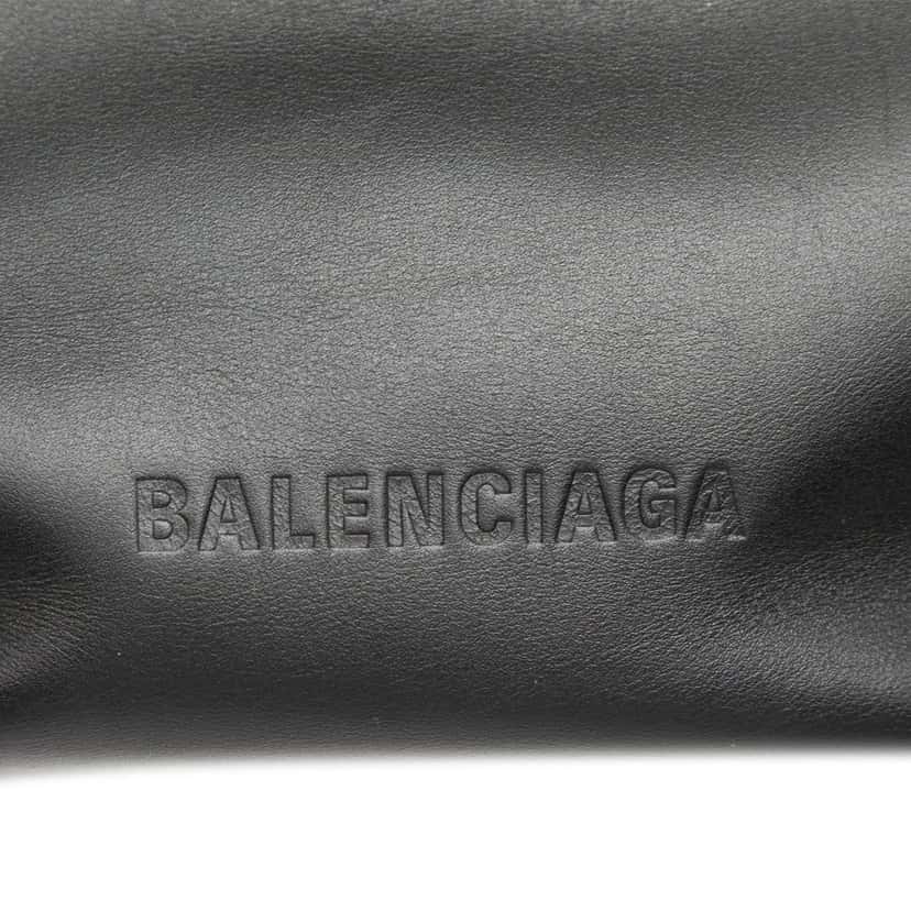 Balenciaga Small Leather Megazip Satchel Black Leather Very good condition - Box View