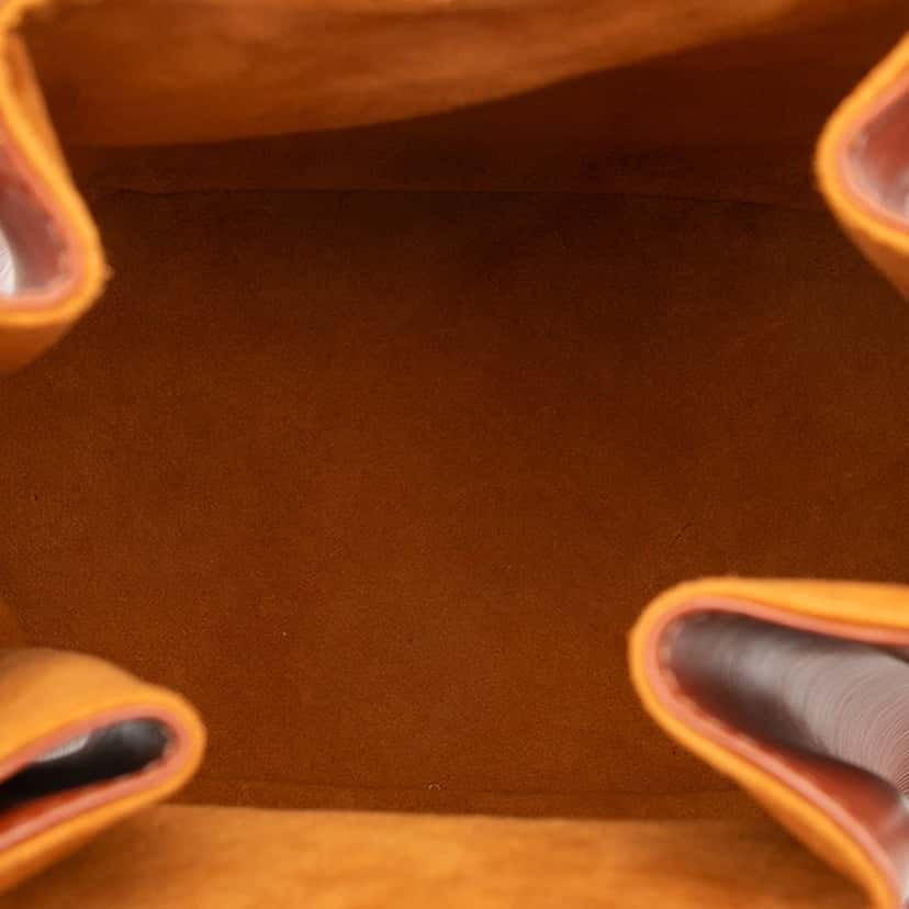 Louis Vuitton Epi Sac D Epaule PM Brown Leather Very good condition - Model View