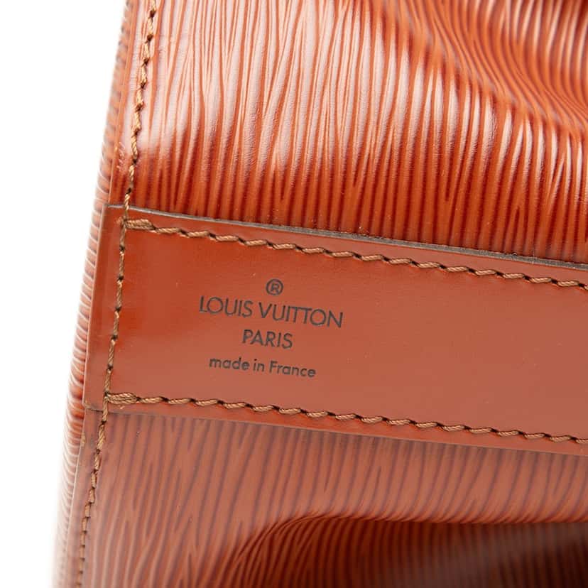 Louis Vuitton Epi Sac D Epaule PM Brown Leather Very good condition - Box View