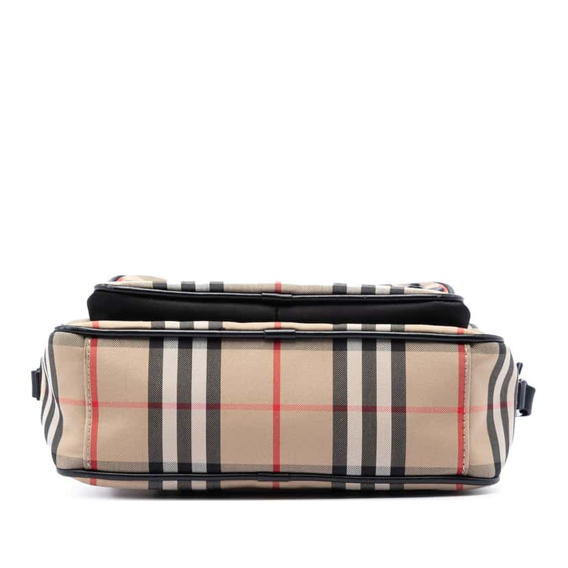 Burberry House Check Canvas Paddy Crossbody Beige Very good condition - Inside View