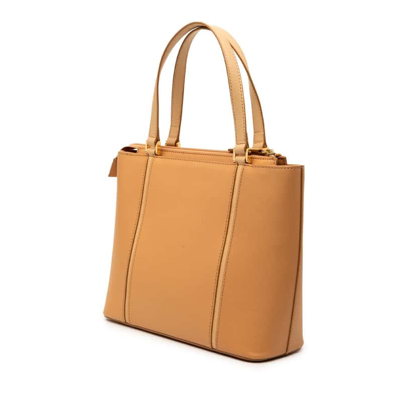 Burberry Leather Tote Brown Leather Very good condition - Back View