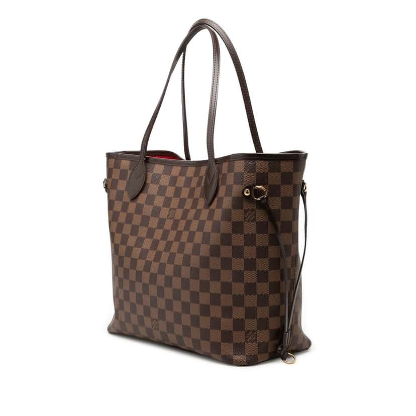 Louis Vuitton Damier Ebene Neverfull MM Brown Very good condition - Back View