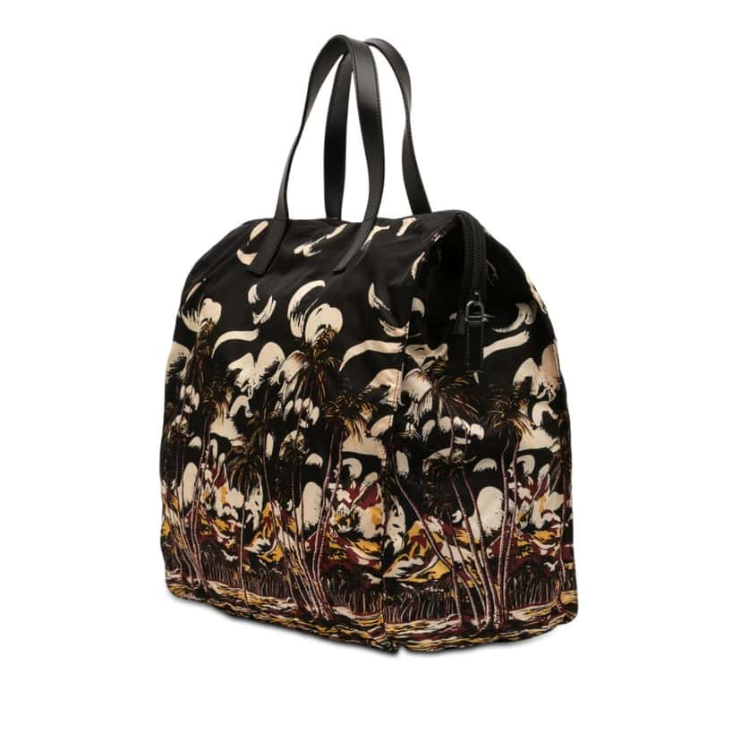 Prada Tessuto Stampato Satchel Black Very good condition - Back View