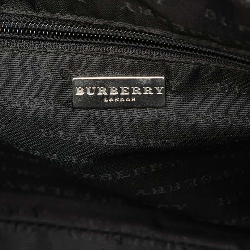 Burberry House Check Coated Canvas Handbag Beige Very good condition - Box View