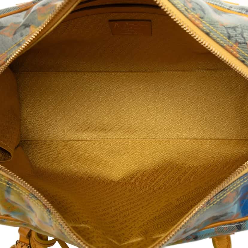 Louis Vuitton Monogram Pulp Line Weekender PM Yellow Plastic Very good condition - Model View