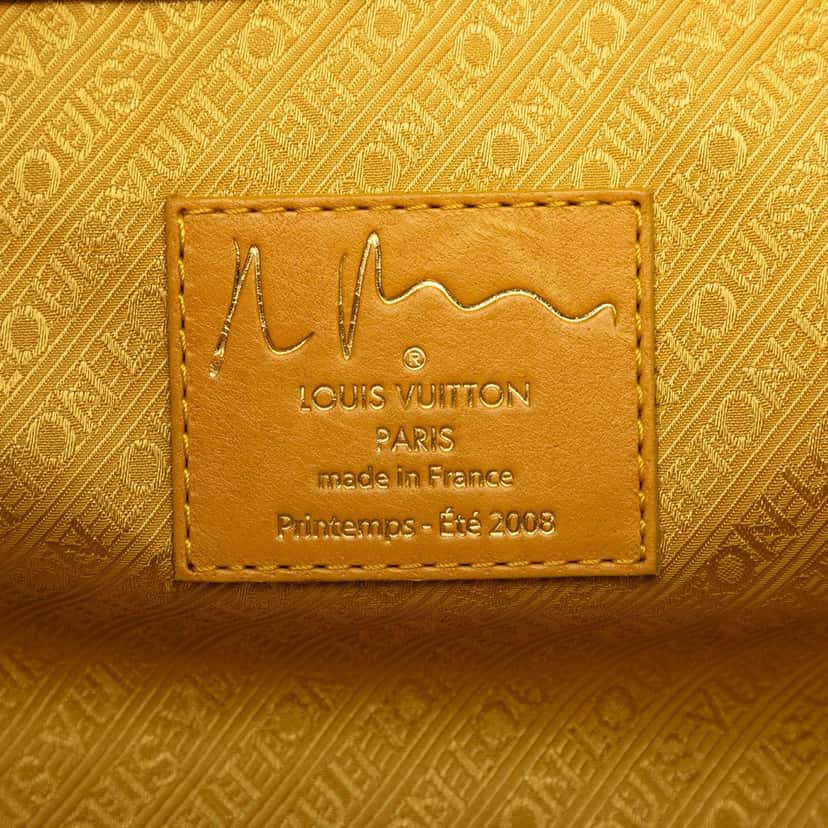 Louis Vuitton Monogram Pulp Line Weekender PM Yellow Plastic Very good condition - Box View