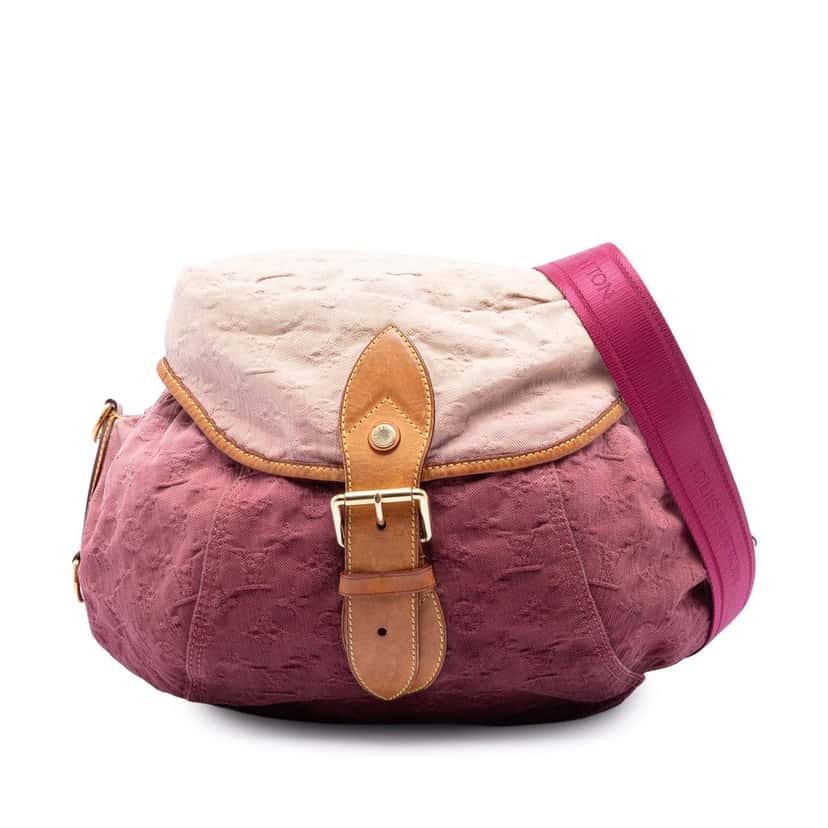 Louis Vuitton Monogram Denim Sunshine Pink Very good condition - Front View