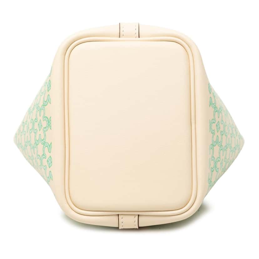 Hermès Micro Swift Lucky Daisy Picotin Lock 14 White Leather Very good condition - Inside View