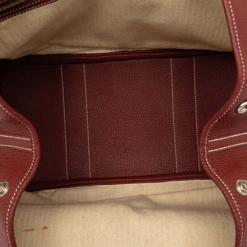 Hermès Negonda Garden Party 36 Red Leather Very good condition - Model View
