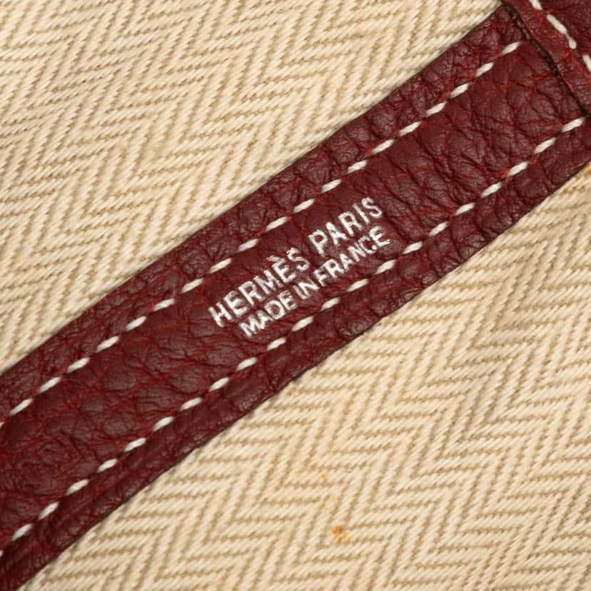 Hermès Negonda Garden Party 36 Red Leather Very good condition - Box View