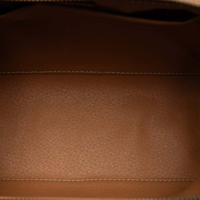 Celine Macadam Coated Canvas Clutch Brown Good condition - Model View