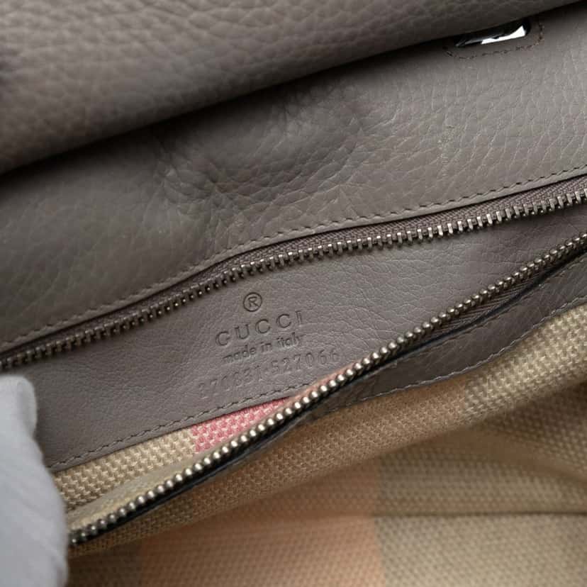 Gucci Small Leather Bamboo Daily Satchel Other Leather Good condition - Box View