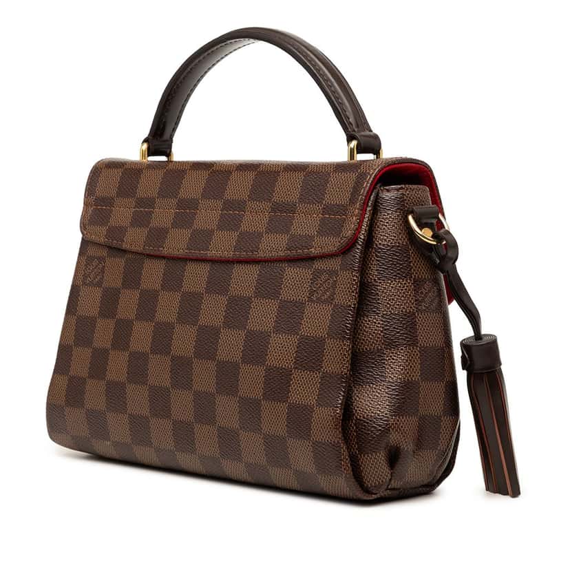 Louis Vuitton Damier Ebene Croisette Brown Very good condition - Back View