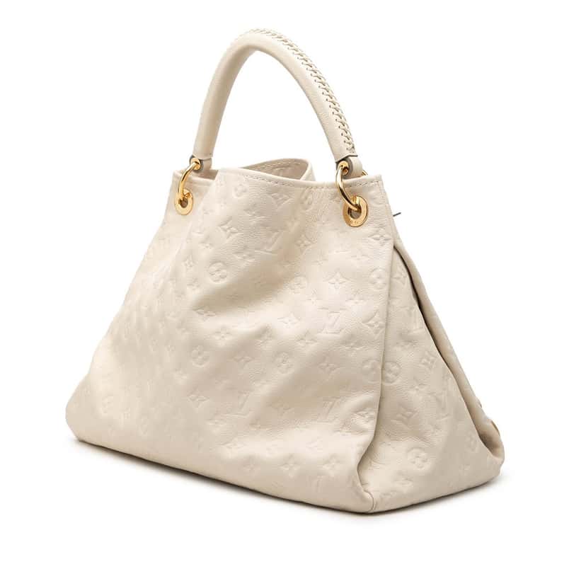 Louis Vuitton Monogram Empreinte Artsy MM White Leather Very good condition - Back View