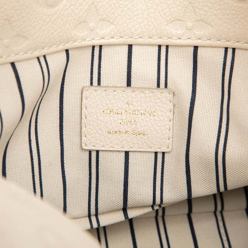Louis Vuitton Monogram Empreinte Artsy MM White Leather Very good condition - Box View