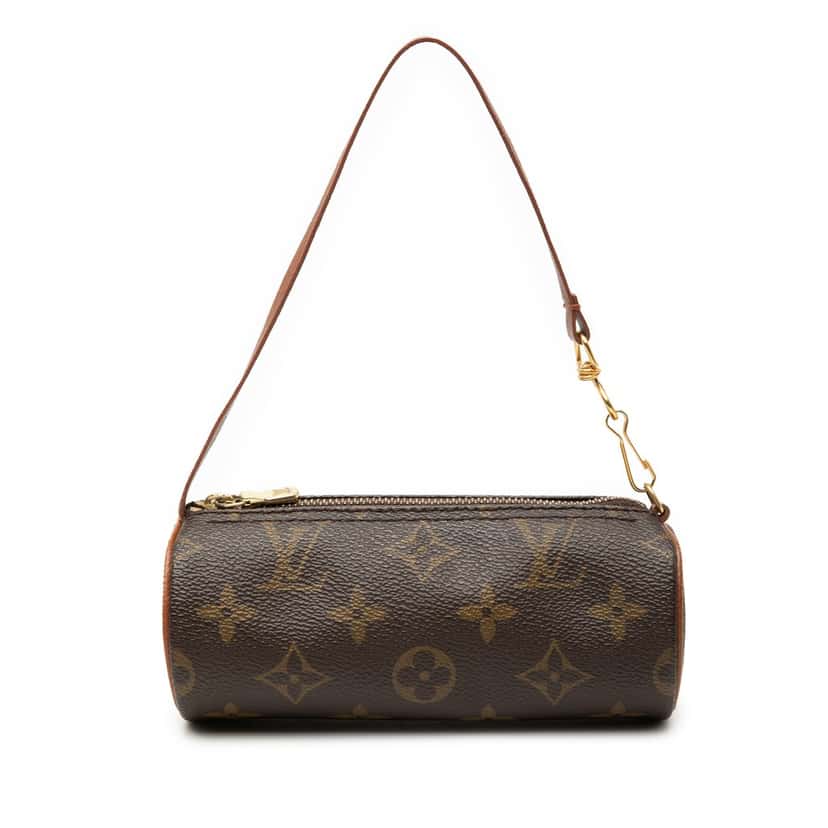 Louis Vuitton Monogram Papillon Pochette Brown Very good condition - Front View