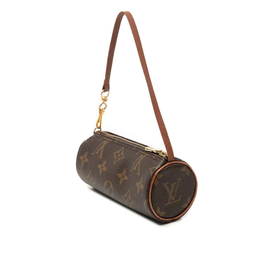 Louis Vuitton Monogram Papillon Pochette Brown Very good condition - Back View