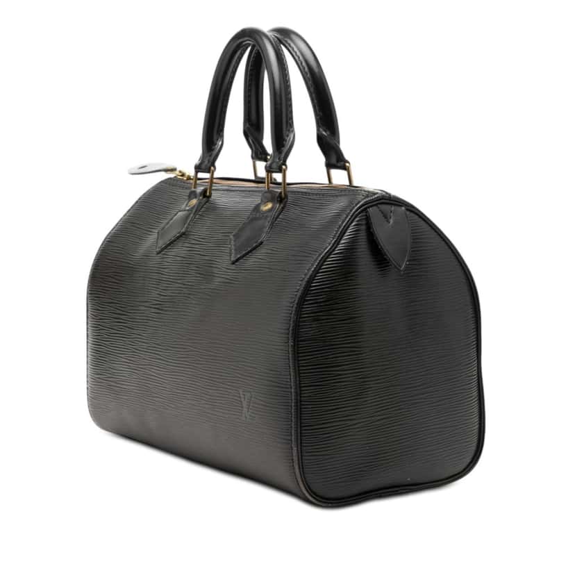 Louis Vuitton Epi Speedy 25 Black Leather Very good condition - Back View