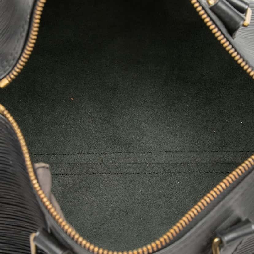 Louis Vuitton Epi Speedy 25 Black Leather Very good condition - Model View