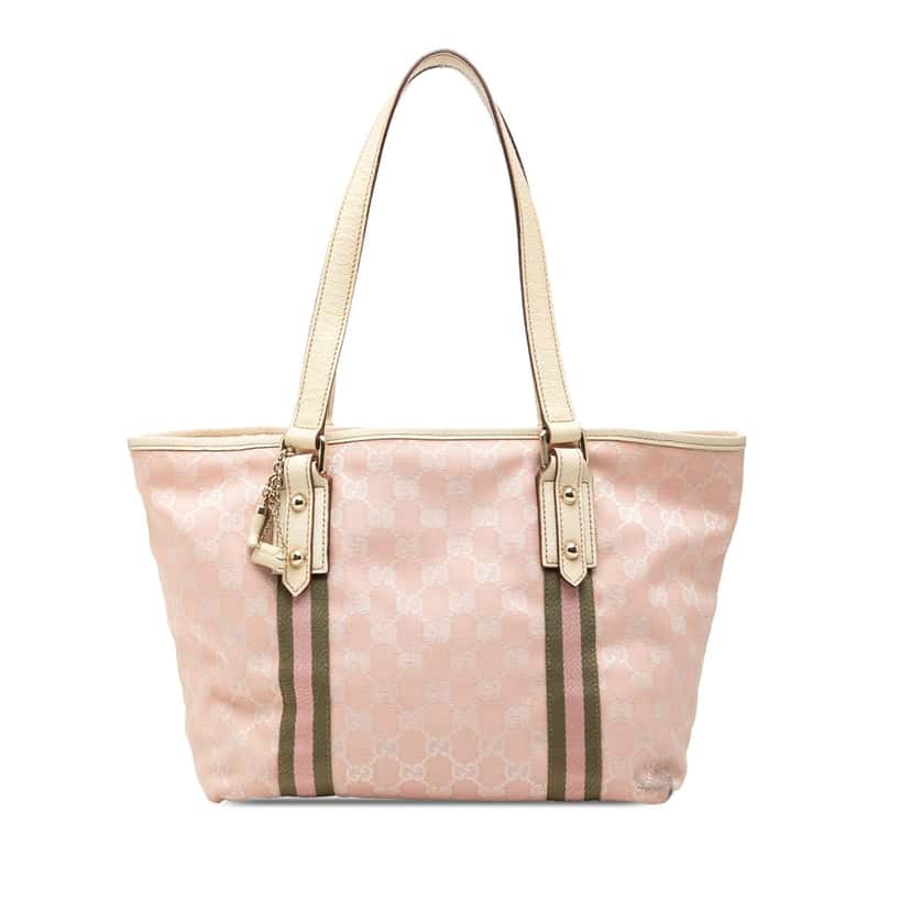 Gucci GG Canvas Jolicoeur Tote Pink Very good condition - Front View
